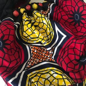 African Print Hobo Bag